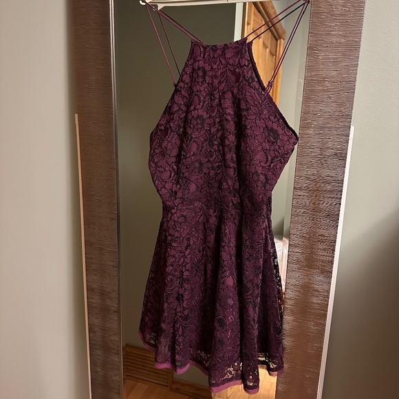 Purple Lace Dress - Picture 1 of 3